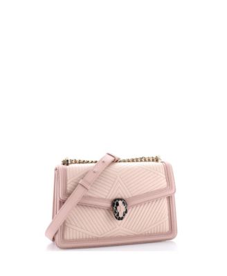  Small Serpenti Forever Shoulder Bag Quilted Leather