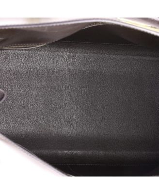  Kelly 35 Handbag Brown Box Calf with Gold Hardware