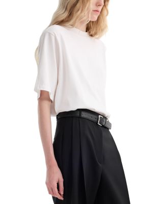 Mid Rise Pleated Front Pants