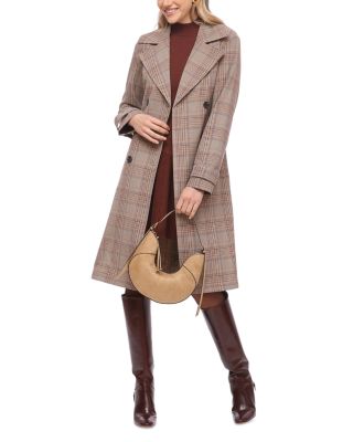 Plaid City Trench Coat