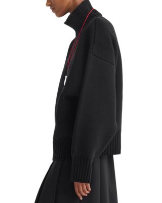 Wool Sculptural Turtleneck Sweater