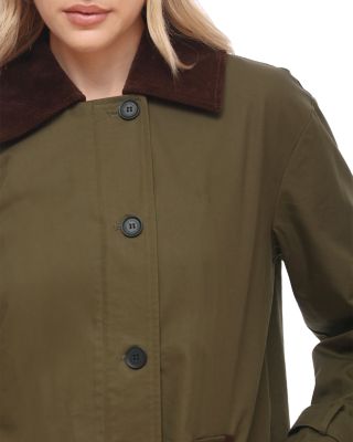 Contrast Collar Jacket