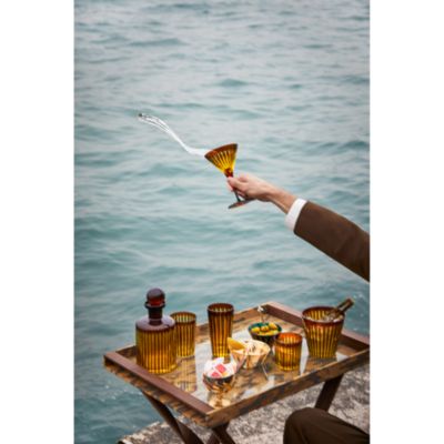 Prism Cocktail 3 Piece Set, Amber