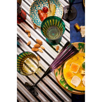 Prism Champagne Flutes, Set of 4, Assorted