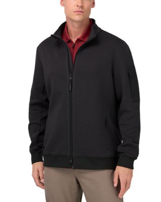 Full Zip Sweatshirt in Cotton Blend Scuba - Exclusive