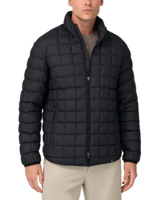 Bomber Jacket In Technical Fabric With Goose Down 