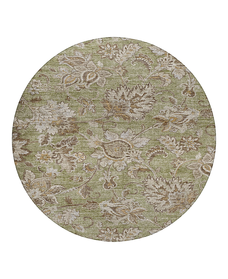 Dalyn Rug Company Silk Road Sr2 Round Area Rug, 8'0x8'0 In Green