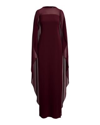 Cape Georgette Gown