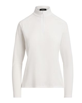 Stretch Jersey Quarter Zip Pullover
