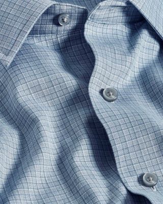 Cotton Cashmere Check Sport Shirt
