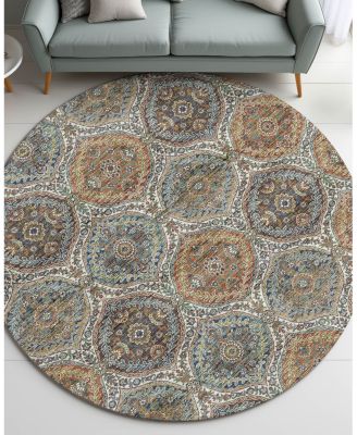 Dalyn Rug Company Silk Road SR12 Round Area Rug, 8'0"x8'0"