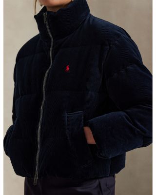 Quilted Corduroy Down Jacket