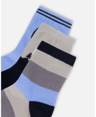 Boys' 3-Pack Knit Socks - Little Kid, Big Kid