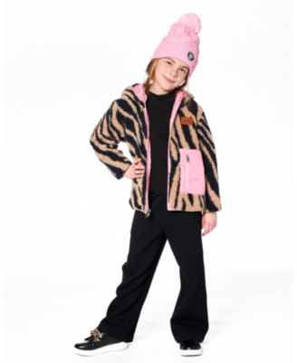 Girls' Reversible Mid-Season Sherpa Jacket - Big Kid