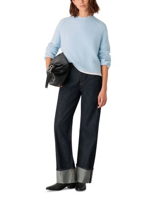 Aria Mix Crewneck Knit Sweater