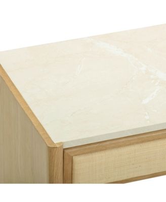 Paige Natural Oak Console/Desk