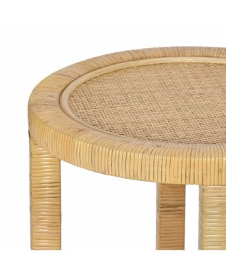 Amara Natural Rattan Side Table