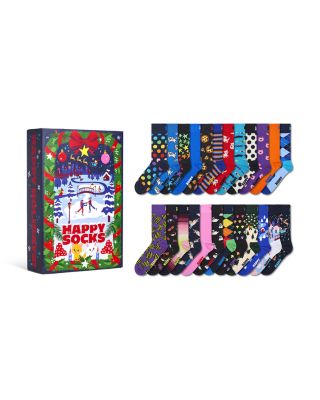 Advent Calendar Crew Socks Gift Set, Pack of 24