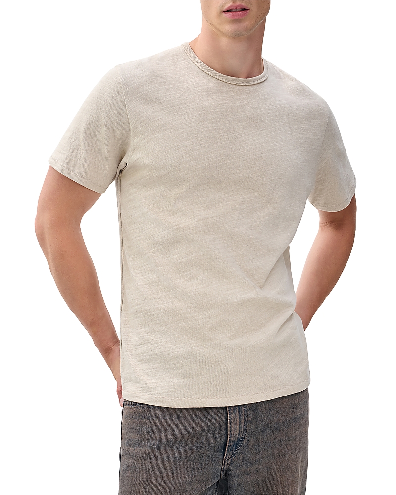 Rag & Bone Classic Linen T-shirt In White