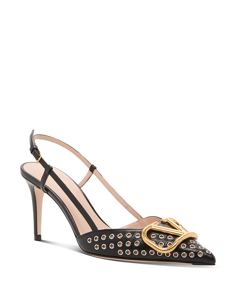 Valentino Women's Slingback Pumps In Black