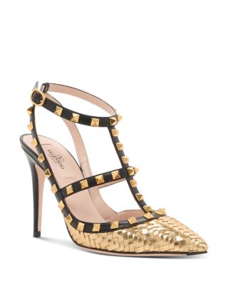 Women's Embellished Strappy Pumps