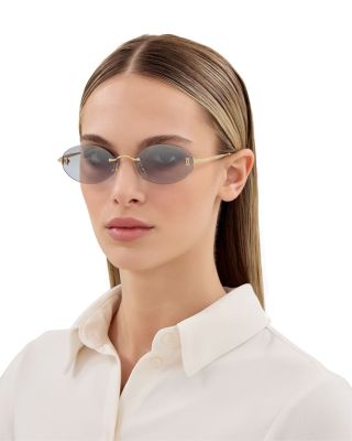 Oval Sunglasses, 55mm