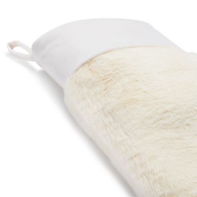Big Rabbit Double Sided Faux Fur Stocking