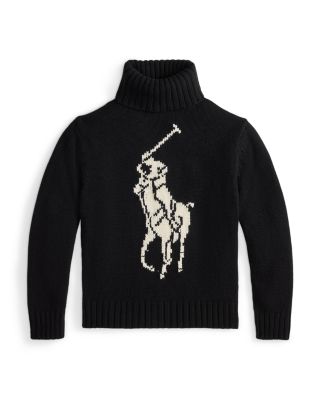 Big Pony Wool Turtleneck Sweater
