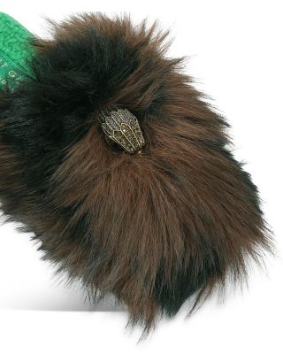 Women's Faux Fur Kensington Slippers