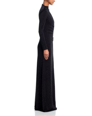 Long Sleeve Studded Gown - Exclusive