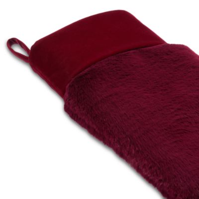 Big Rabbit Double Sided Faux Fur Stocking