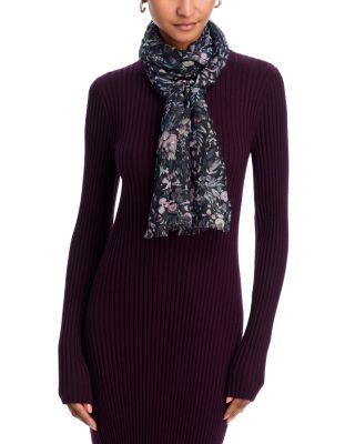 Botanical Floral Scarf