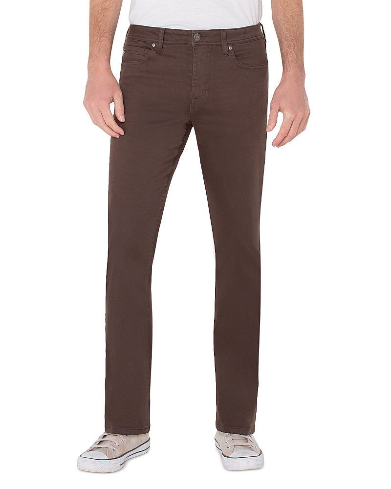 Liverpool Los Angeles Kingston Modern Slim Straight Fit Jeans In Brown