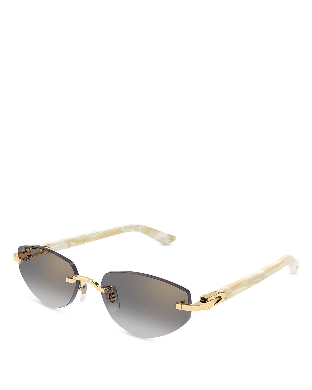 Cartier Geometric Sunglasses, 56mm