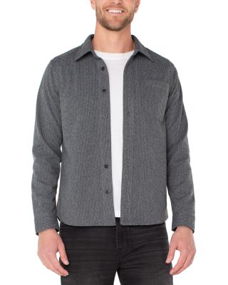 Knit Button Down Shirt 