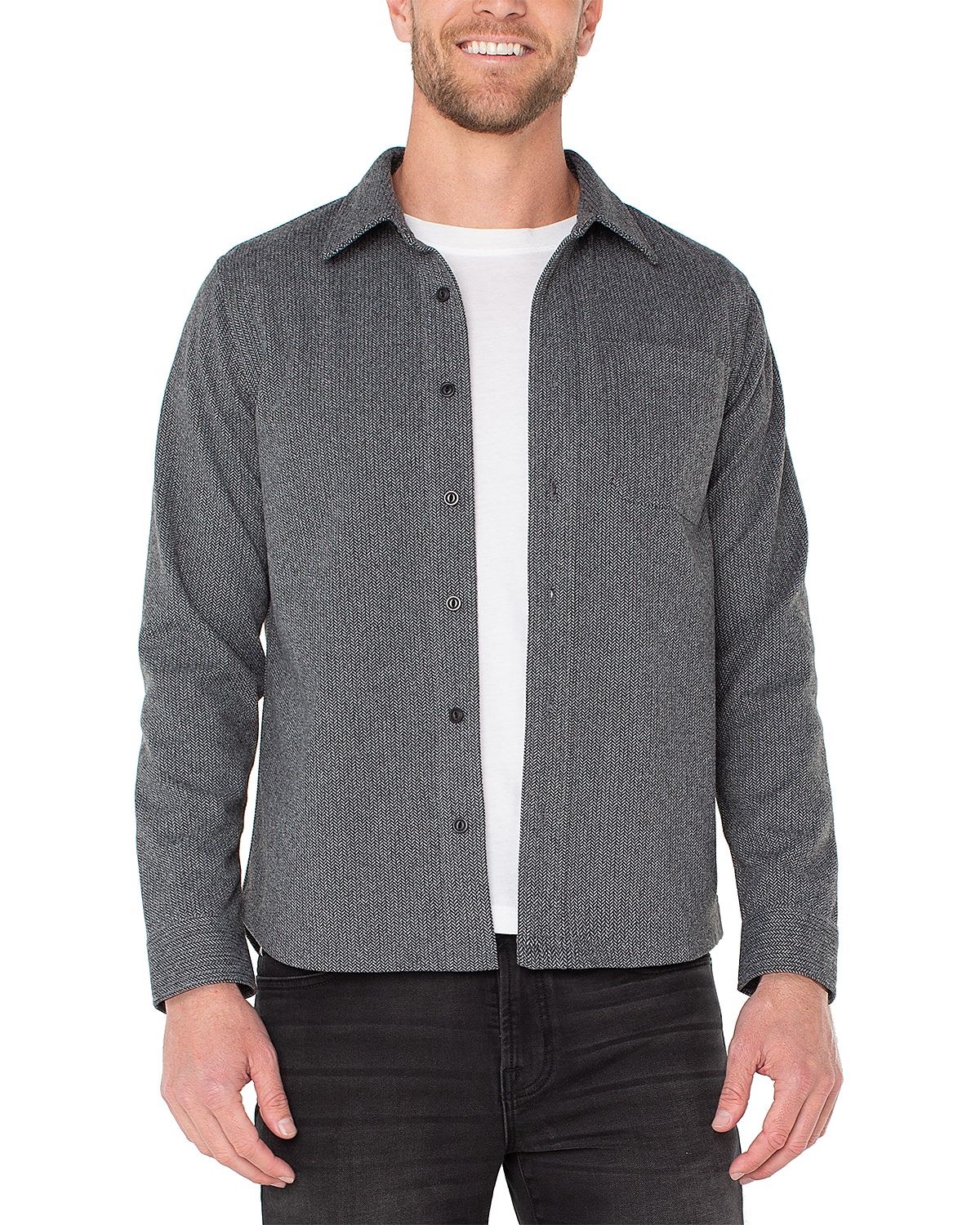 Liverpool Los Angeles Knit Button Down Shirt