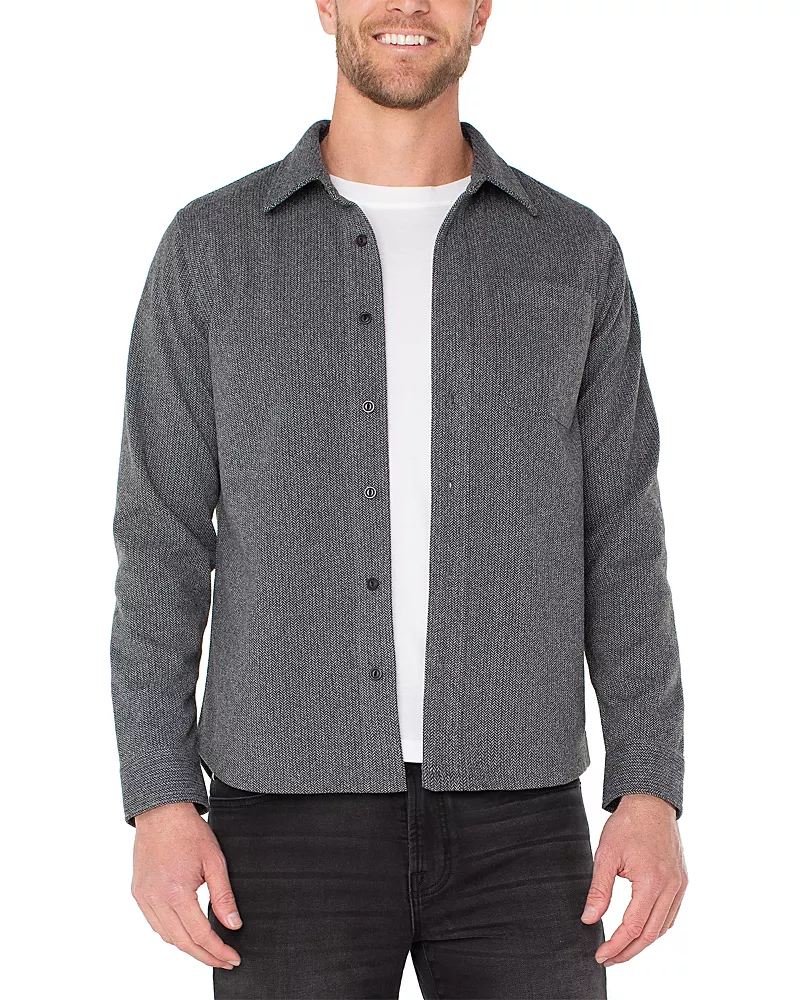 Liverpool Los Angeles Knit Button Down Shirt