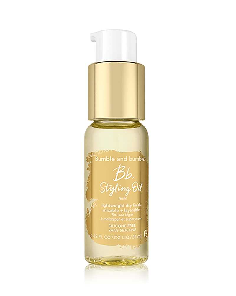 Bumble And Bumble Mini Styling Oil Lightweight Hair Oil With Heat Protectant 0.85 Oz/25 ml In Transparent