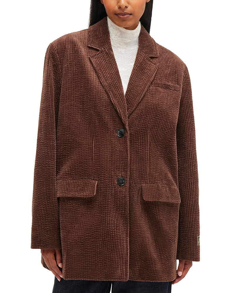 Ganni Seersucker Corduroy Jacket
