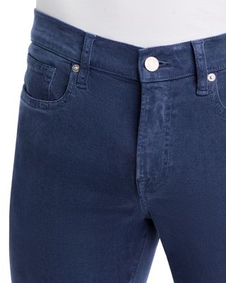 L'Homme Slim Brushed Twill Pants in Dark Blue