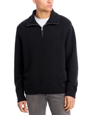 Wool & Cotton Zip Up Sweater