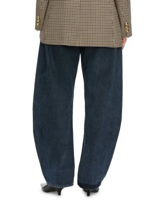 The Bubble High Rise Barrel Leg Jeans in Dorado