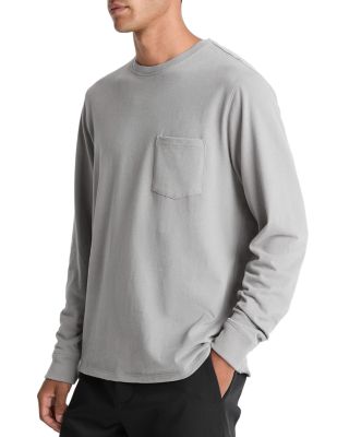 Long Sleeve Crewneck Pocket Tee