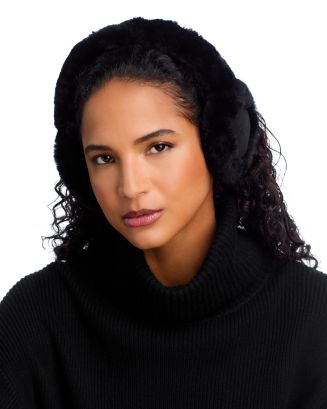 UGG® Shearling Wireless Earmuffs | Bloomingdale display picture 2
