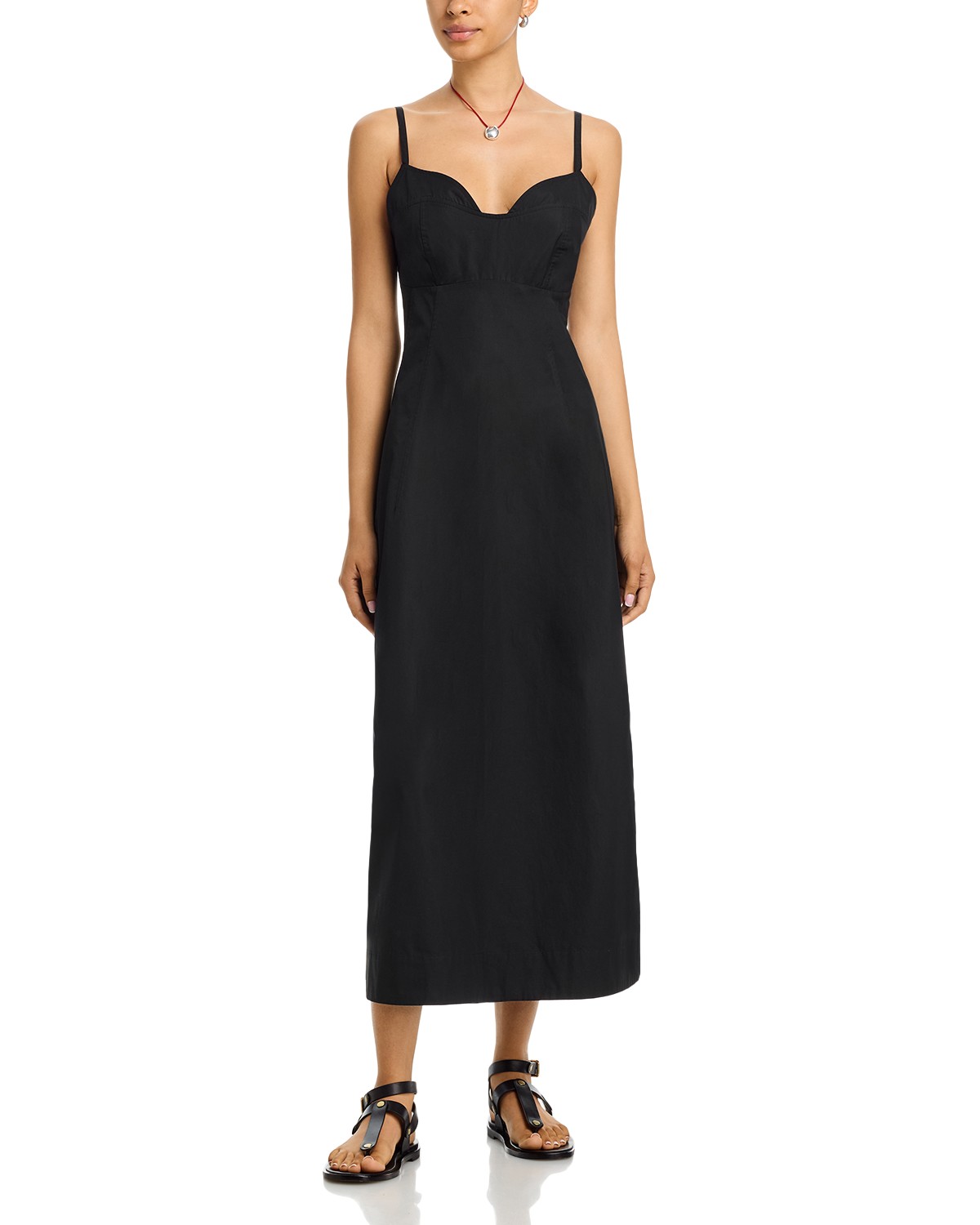 Co Bustier Cut Dress in Black