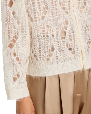 Bomber Cardigan Sweater