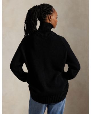 Wool Cashmere Turtleneck Sweater