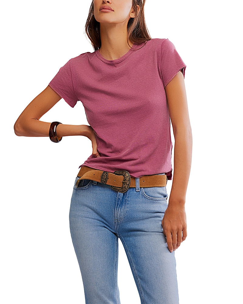 Free People Nova Tee In Pink