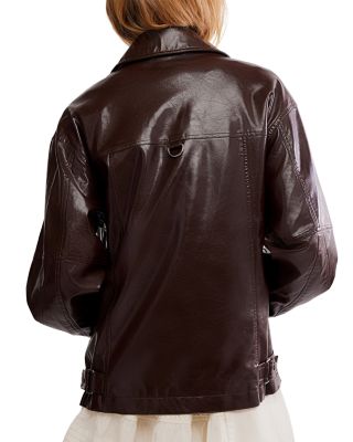 Sloane Faux Leather Jacket