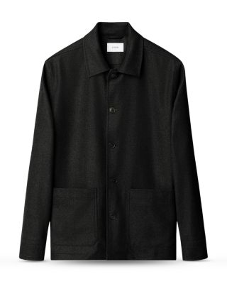 Herringbone Cashmere Chore Jacket